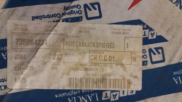 Aussenspiegel links (735264234), FIAT / Lancia Original Teil